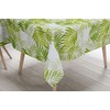 Karina Home Exotic Palm Leaves Green Wipe Clean Tablecloth Vinyl