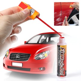 Ouzorp Car Touch Up Paint RED Fill Paint Pen Car Scratch Repair Two-In-One Car Touch Up Paint(PURE RED)