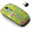 2.4G Wireless Mouse with Cute Pattern Design for All Laptops