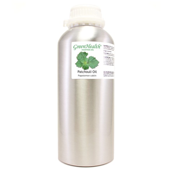 32 fl oz Patchouli Essential Oil (100% Pure & Natural) in Aluminum Bottle