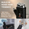 Electric Shaver and Nose Hair Trimmer 2-in-1, Portable Mini Shavers