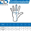 D2D | 1 Pair - White Knitted Gloves with Blue