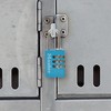 Master Lock 620JADBLU Padlock, Dial, Password Setting, Small, Lightweight, Body