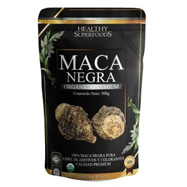 HEALTHY SUPERFOODS - Maca Negra 500G Premium Orgánica