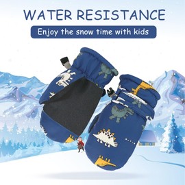Winter Gloves -22 ℉ Waterproof Womens Kids Mens Cold Weather Glove Snowmobile Snowboard Ski Gloves
