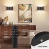 TRLIFE Rechargeable Battery Operated Wall Sconces, Remote Control Dimmable LED