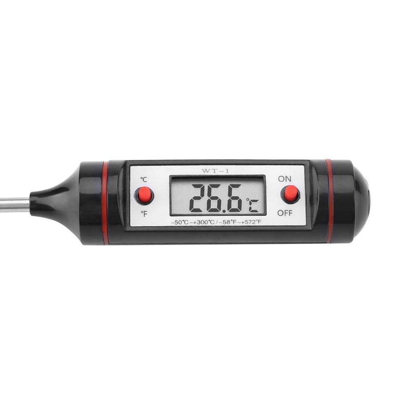 WT-1 Digital Thermometer with Long Probe, Kitchen BBQ Food Meat