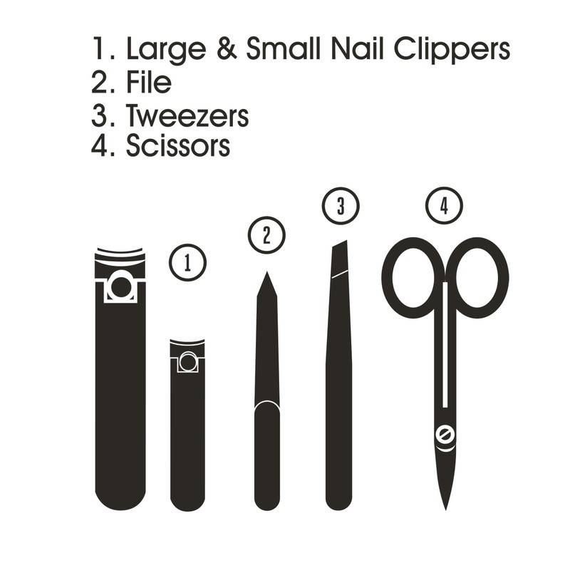 GENTLEMEN'S HARDWARE 748060 Manicure Set, Recycled Leather