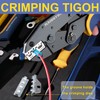 haisstronica Crimping Tool Set - 6PCS Crimping Die for Heat