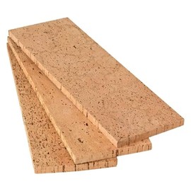 Kork-Deko Cork Pad Made of Natural Cork | Large Cork Strips | 30 x 10 x 1 cm | for Crafts | DIY | Easy to Work | Model Making | Architecture | Baits for Fishing Sports
