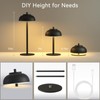 Moragin 2 Pack Led Cordless Table Lamps Rechargeable,Table Lights Battery