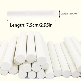 96 Pcs White Chalk for School Dustless Chalkboard Blackboard Stick Bulk for Office and Home Use Gym Markers(White, 96)