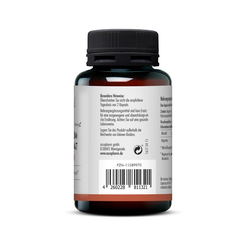 sovita Magnesium Bisglycinate - 120 Capsules - 300 mg Pure