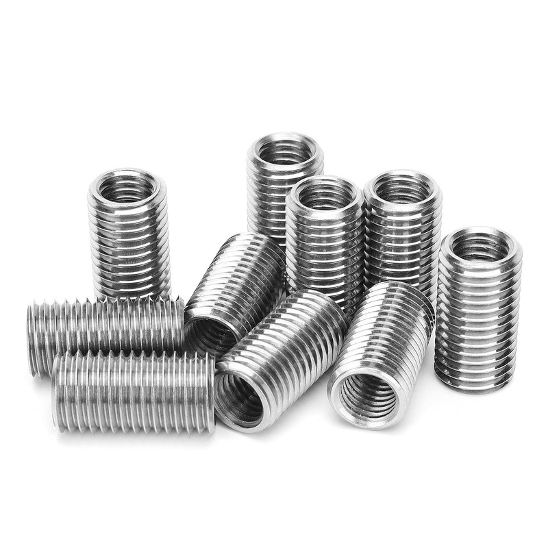 Reducing Nut 10pcs Threaded Insert Repair Nut Thread Slot M12