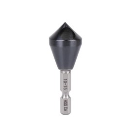 Vearter 10-15mm Hex Shank HSS M35 Co Cobalt Titanium Countersink Bit 90° Burr Chamfer Hole Bit for Stainless Steel..