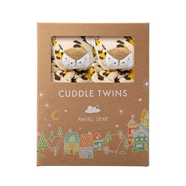Angel Dear - Leopard Print, Cuddle Twins Blankie Set