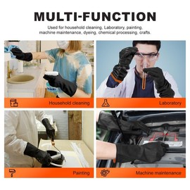 North Tower Gloves For Kitchen Washing Room Rubber Glover Reuse Household Keep Warmming