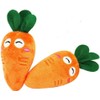 JJLFresheners 1Pc Orange Carrot Dog Toys, Cute Carrot Plush Chew