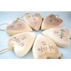 Mr & Mrs Est 2024 Solid Wood Tree Xmas Decoration.