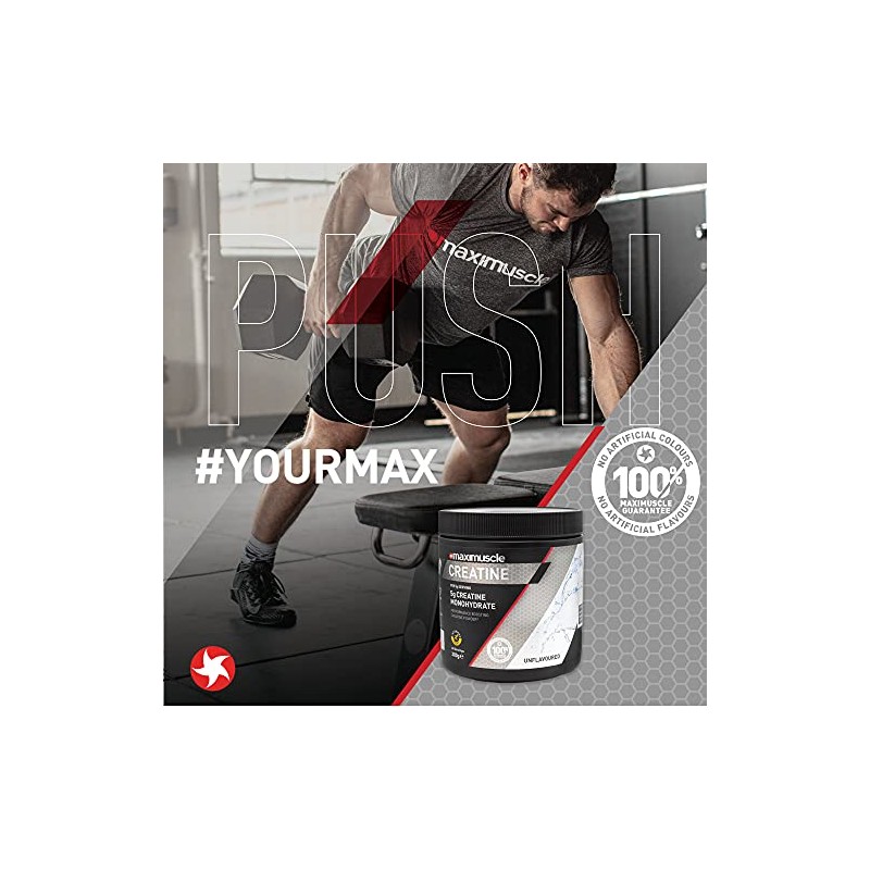 Maximuscle Creatine | Performance Boosting Creatine Monohydrate Powder | Unflavoured,