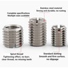 10pcs Self Tapping Thread Inserts, Female M4 x 0.7mm, Male