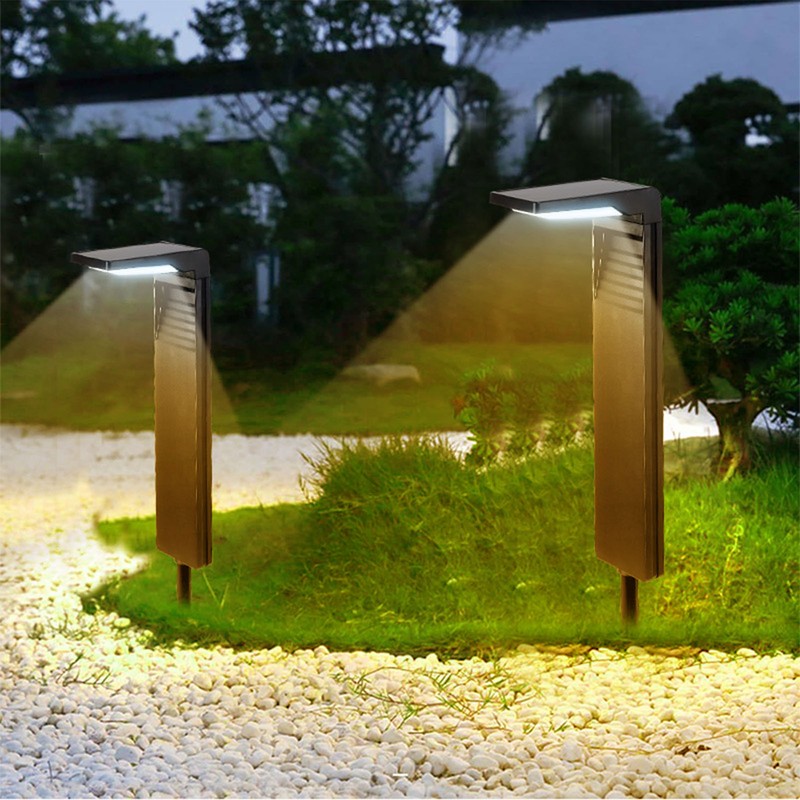 Solar Outdoor Lights Super Bright Waterproof Warm Solar Pathway Lights