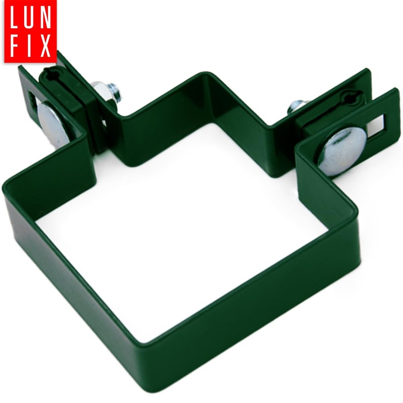 Corner clamp, fence clamp, struts, mesh fence, 90 degrees, for