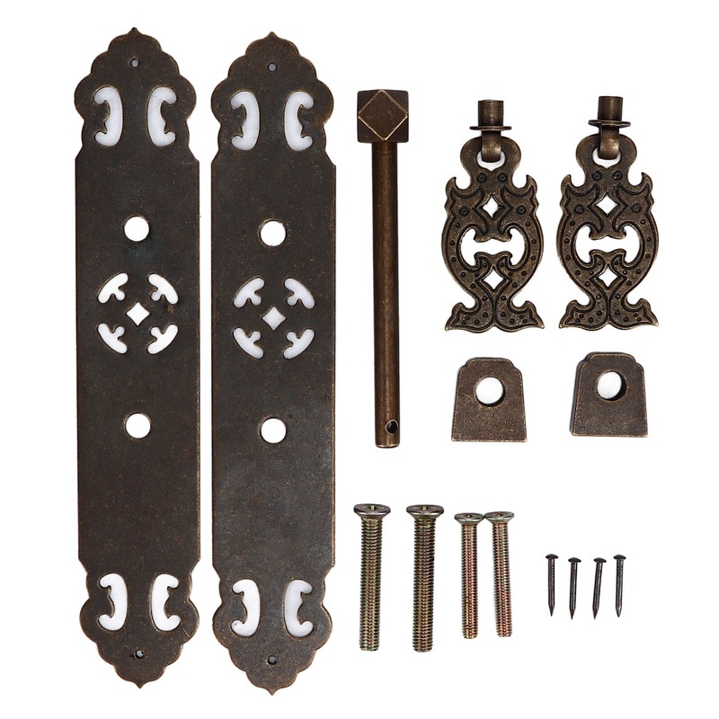 Antique Drawer Pendant Pulls Anti Rust Retro Elegant Brass Book