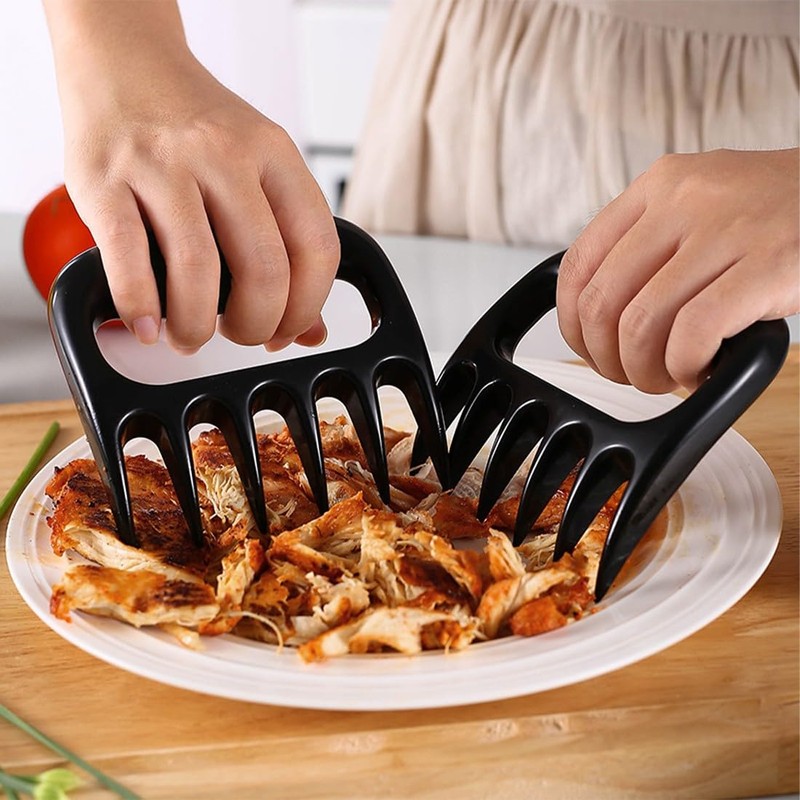 QOMJUFA 4 Pieces Pulled Pork Claws, Pulled Pork Forks, Meat