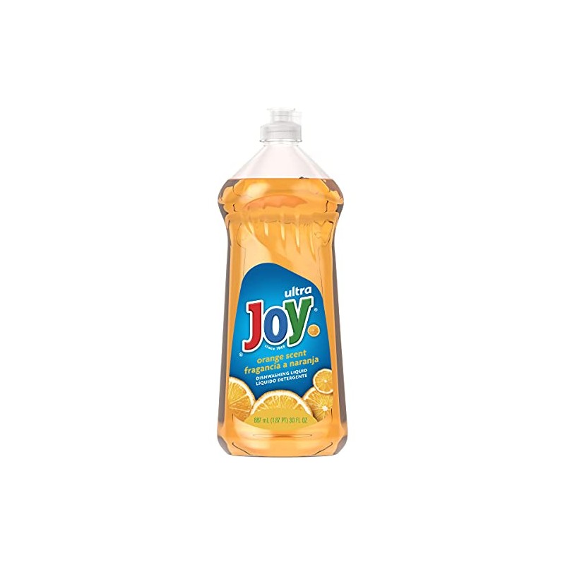 JOY Ultra Dishwashing Liquid, Orange Scent, 10 Count, 30 Ounce