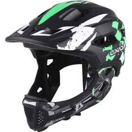 Lixada Kids Full Face Helmet, Detachable Kids Bike Helmet Safety Protection for Cycling Skateboard Scooter