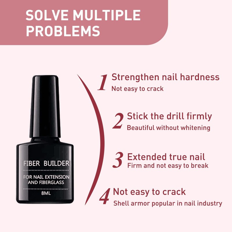Nail Glue Instant Fix Gel - Cracked Nail Restoration with