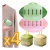 Rodillo Quita Pelusa Pelo Mascota Goma Reutilizable Pack 4pz