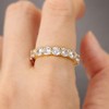 Love Friendship Ring 18K Gold White Gold Rose Silver Plated