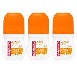 Borotalco Deo Roll-on Active Mandarin & Neroli Orange, 3 packs, 50ml / Borotalco 보로탈코 데오 롤온 Active 만다린앤 네롤리 오렌지, 3개, 50ml