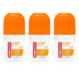 Borotalco Deo Roll-on Active Mandarin & Neroli Orange, 3 packs, 50ml / Borotalco 보로탈코 데오 롤온 Active 만다린앤 네롤리 오렌지, 3개, 50ml