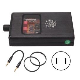 Headphone Amplifier Balance Amp Vacuum Tube Stereo Rechargeable 2.5mm 3.5mm Interfaces US Plug 100‑240V