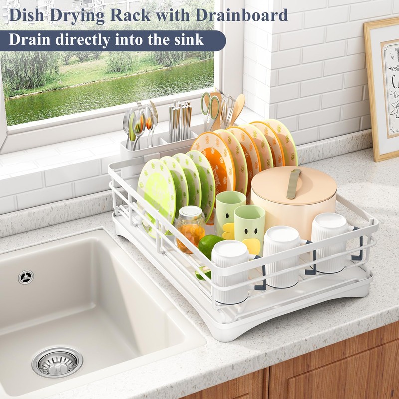 Dish Drying Rack - Stainless Steel Dish Rack for Kitchen