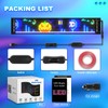 Advertising Display Scrolling LED Sign, 27inx5in LED Display, Bluetooth Control