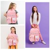 KingBig Girls School Backpack with Cute Pin Accessories Plush Pendant