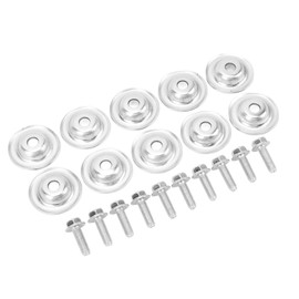 Aramox Skid Plate Washer Bolt Kit, 20pcs UTV Skid Plate Washer Bolt Set 7556065 Rugged Metal Replacement for Polaris RZR 570 800 900