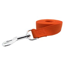 Nylon Dog Training Leash, Traction Rope, 4Ft /5 Foot /6 Feet Long, 5/8 inch 3/4 Inch 1 Inch Wide, for Small and Medium Dogs (5/8'' x 6 FT, Orange)