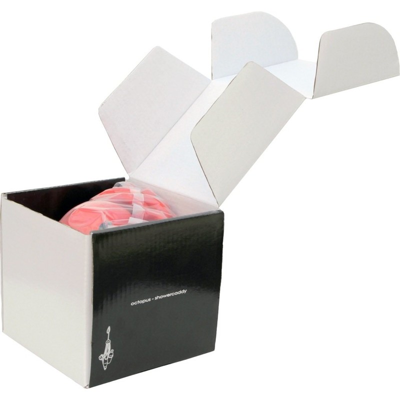 Formverket Octopus - Shower and gel shampoo holder, colour red