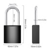 [Anti-Rust] Solid Aluminium Padlock with 2 Keys, Diyife 44 mm