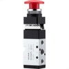 VIILOCK Pneumatic Mechanical Valve, 1/4” NPT 5 Way 2 Position