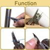 UEAVOID Car Keychain, Portable Mini Outdoor Hand Tool Multitool Pliers
