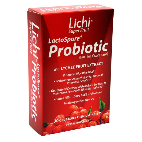 Lichi Super Fruit Lactospore Probiotic, 30 Count