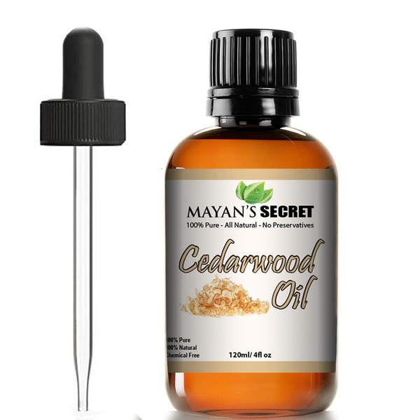 4 fl oz Cedarwood Essential Oil (100% Pure Virgin Natural) Made in USA