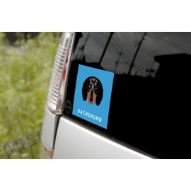 Uchino Ducks Long Silver Dapple Dog Sticker MK-2