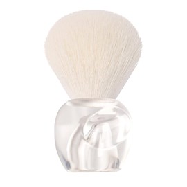 ANGNYA Nail Dust Brush Nail Brush Remover Powder for Acrylic Nails Makeup Brush Manicure Cleaning Tools Nylon Bristles Plastic Handle White Transparent